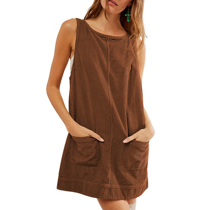 Robe décontractée à poches pour femmes Chic und Stil