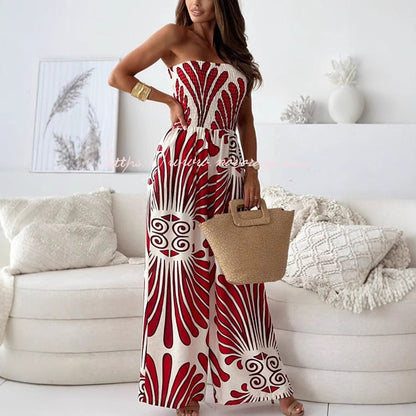 Combinaison sans bretelles pour femmes à jambes larges Chic und Stil