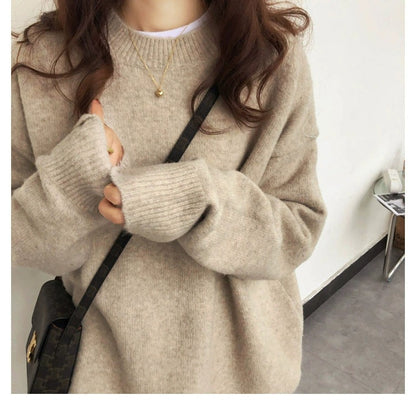 Femme pull oversized confortable Chic und Stil
