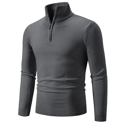 Modern pullover for men with short zip Chic and Style