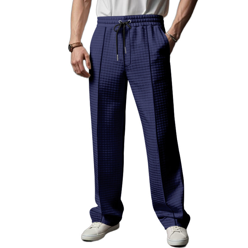 Casual sports pants for men with elastic waist and structured design Chic and Style
