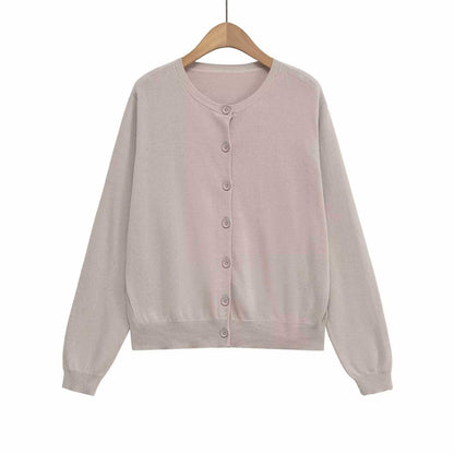 Damen weicher Strickcardigan mit Knopfleiste Chic und Stil