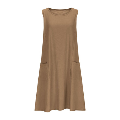 Robe shift sans manches Chic und Stil pour femmes