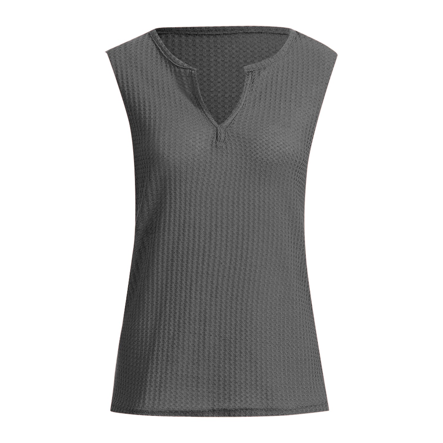 Dames Haut de sport avec surface texturée et décolleté en V Chic und Stil