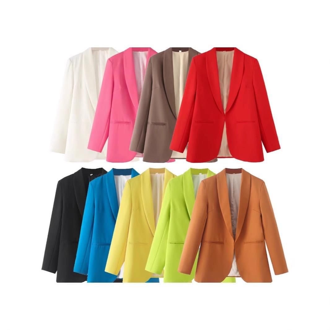 Women Elegant Blazer with Soft Shoulders and Luxurious Inner Lining Chic and Style