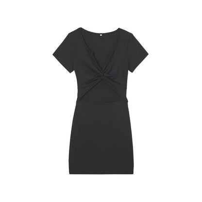 Robe Mini Femme Knot Chic und Stil
