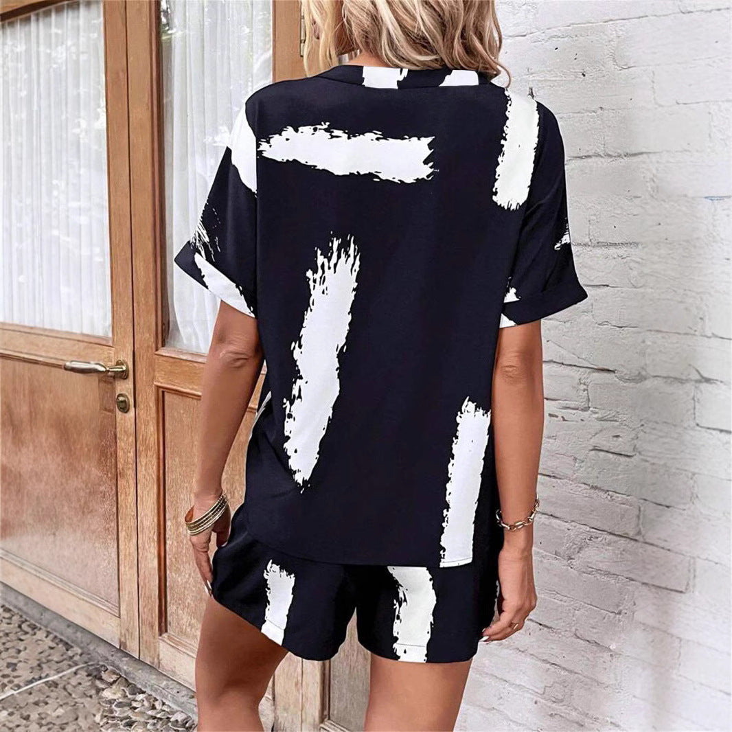 Dames Casual Chic Short Set Chic und Stil