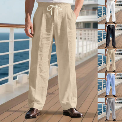 Men's elegant casual pants with adjustable waistband Chic and Style