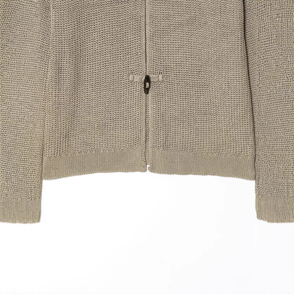 Dame cardigan avec col contrastant et détails de boutons pratiques Chic und Stil