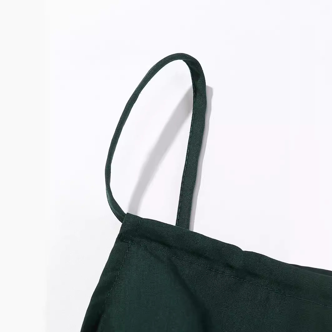 Robe d'été pour femmes avec bretelles spaghetti ajustables et cordon de taille élastique Chic und Stil