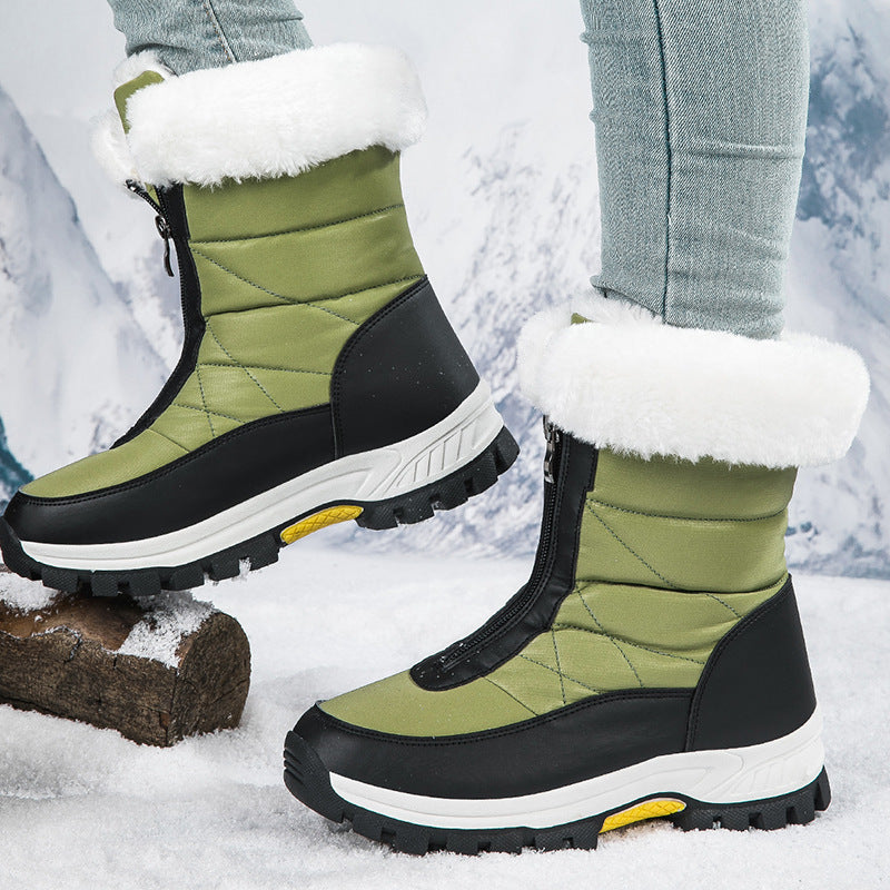 Bottes d'hiver pour femmes avec doublure isolante et semelle extérieure imperméable Chic und Stil