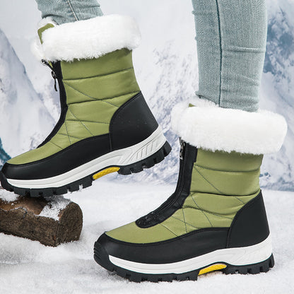 Bottes d'hiver pour femmes avec doublure isolante et semelle extérieure imperméable Chic und Stil