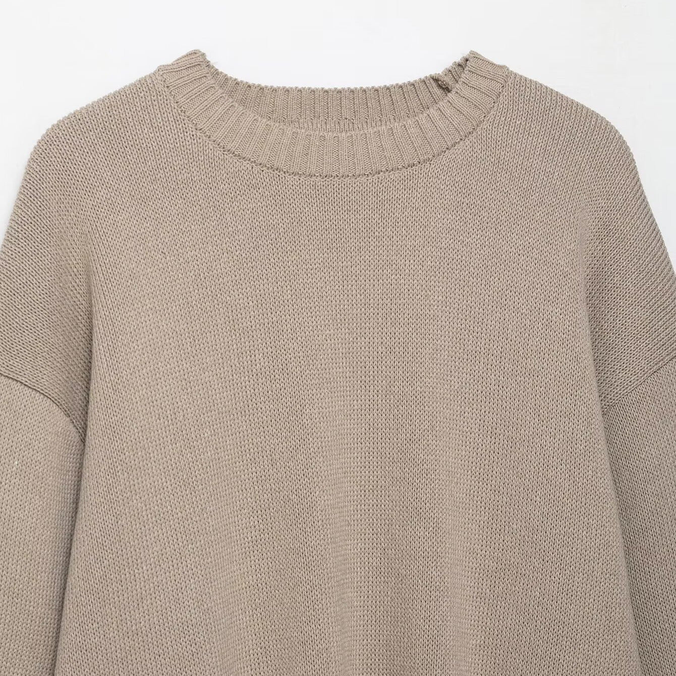 Femmes pull en tricot élégant décontracté avec des manches larges Chic und Stil