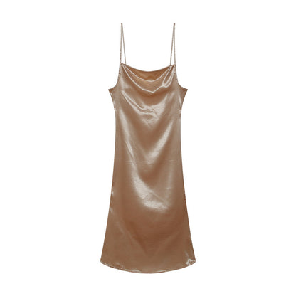 Chemise de nuit en satin pour dames Chic und Stil