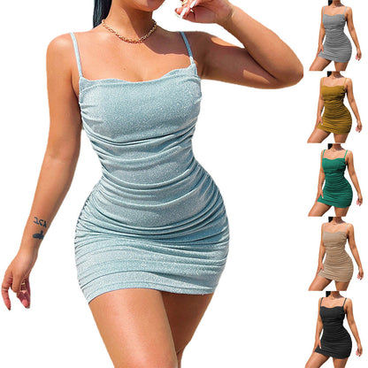 Robe minuscule Bodycon pour femmes à bretelles réglables Chic und Stil