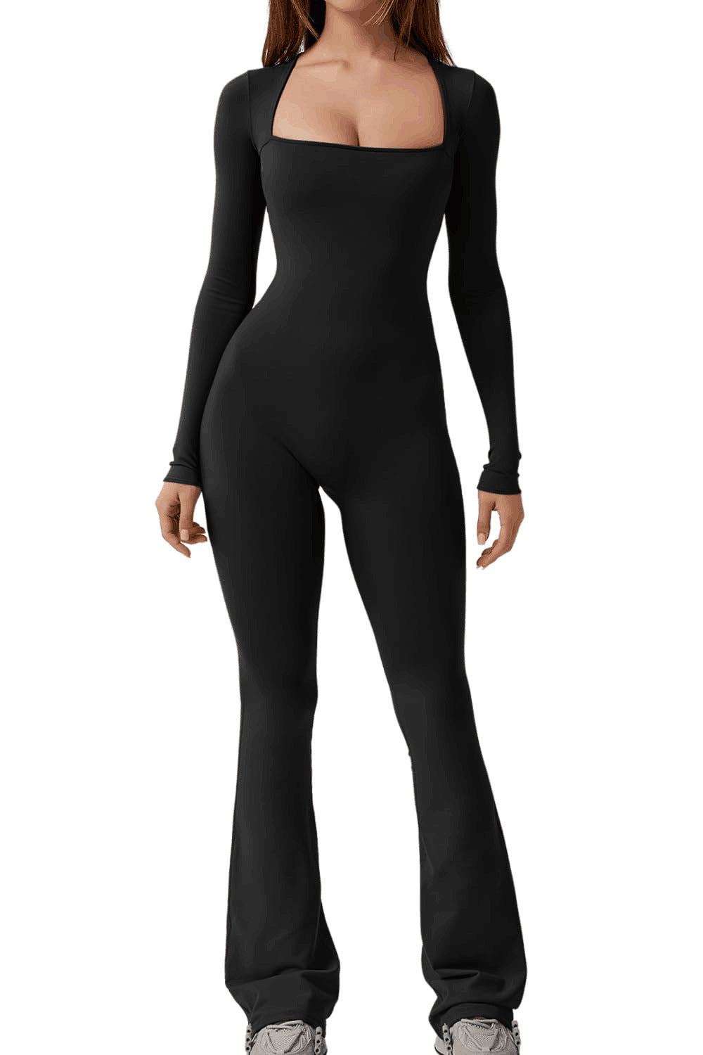 Body pour femmes avec jambes larges et décolleté plongeant Chic und Stil