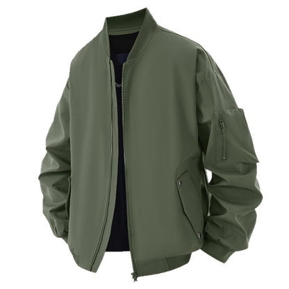 Functional bomber jacket for men with multiple pockets Chic und Stil