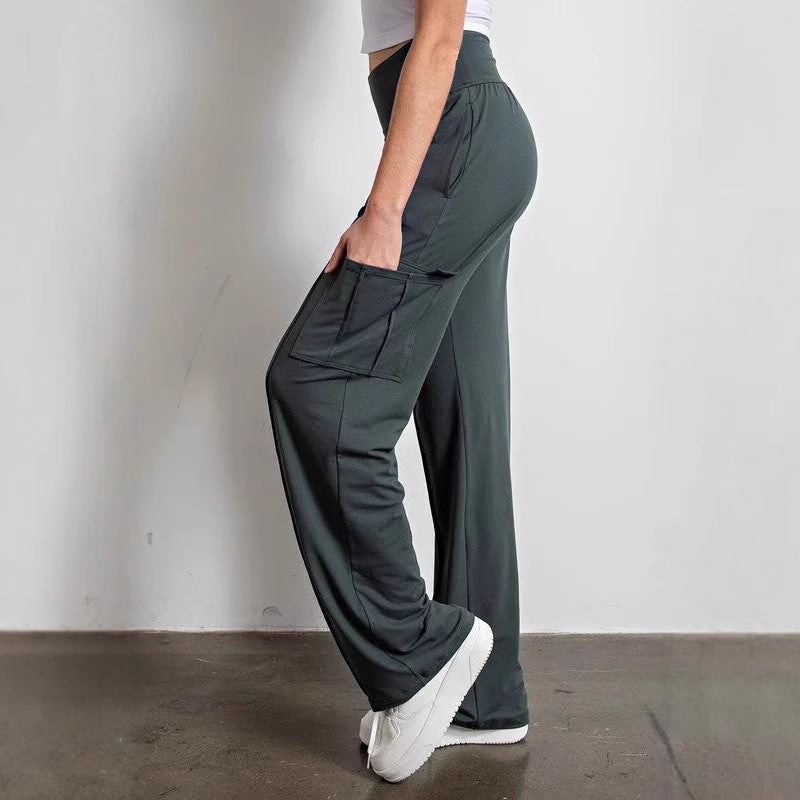 High waist cargo pants for women with convenient pockets Chic and Style
