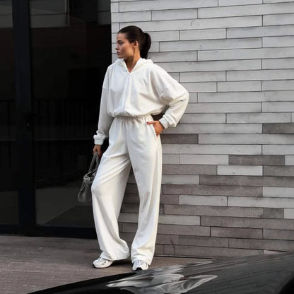 Dames confortable combinaison avec capuche Chic und Stil