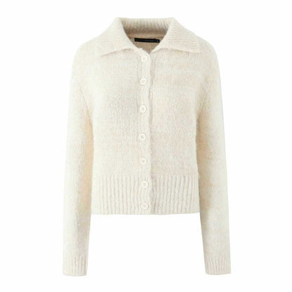 Dames cardigan en tricot confortable avec col classique Chic und Stil