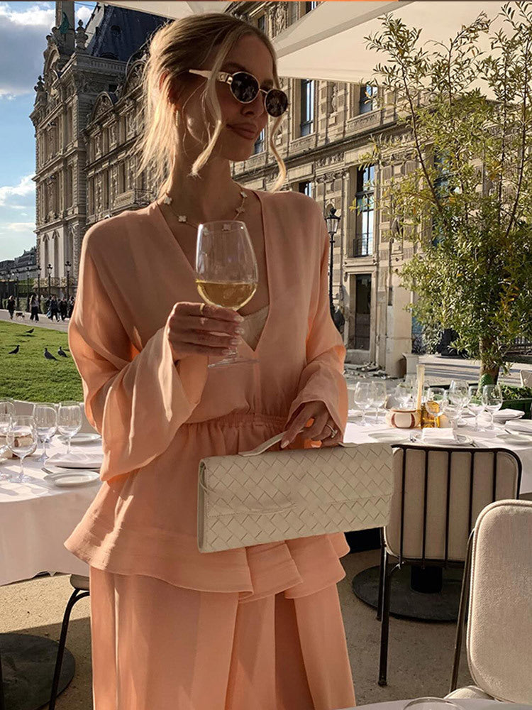 Blouse élégante pour femmes avec coupe ample et détails volantés Chic und Stil