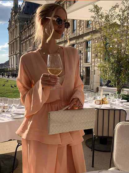 Blouse élégante pour femmes avec coupe ample et détails volantés Chic und Stil