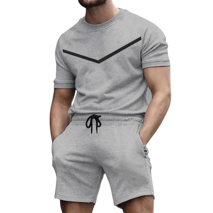 Ensemble sportif pour hommes avec t-shirt et shorts Chic und Stil