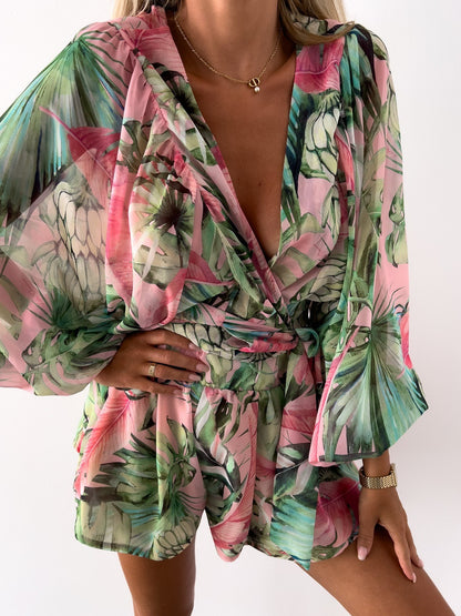 Women Elegant Bohemian Printed Jumper Dress Chic and Style