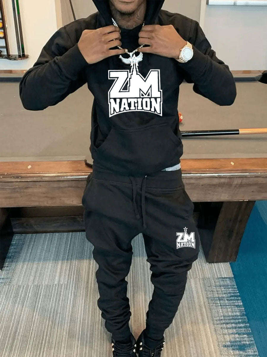 Men's hoodie and jogger pants set made of high-quality and comfortable material Chic and Style