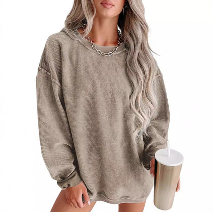 Pull en maille décontracté pour femmes coupe oversize Chic und Stil