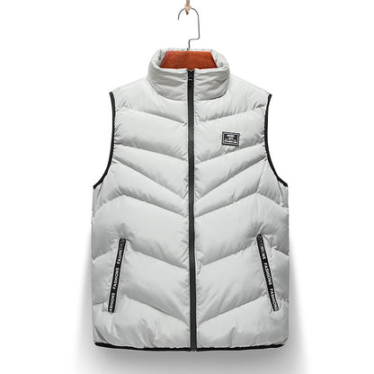 Dame gilet matelassé avec col montant et poches latérales zippées Chic und Stil