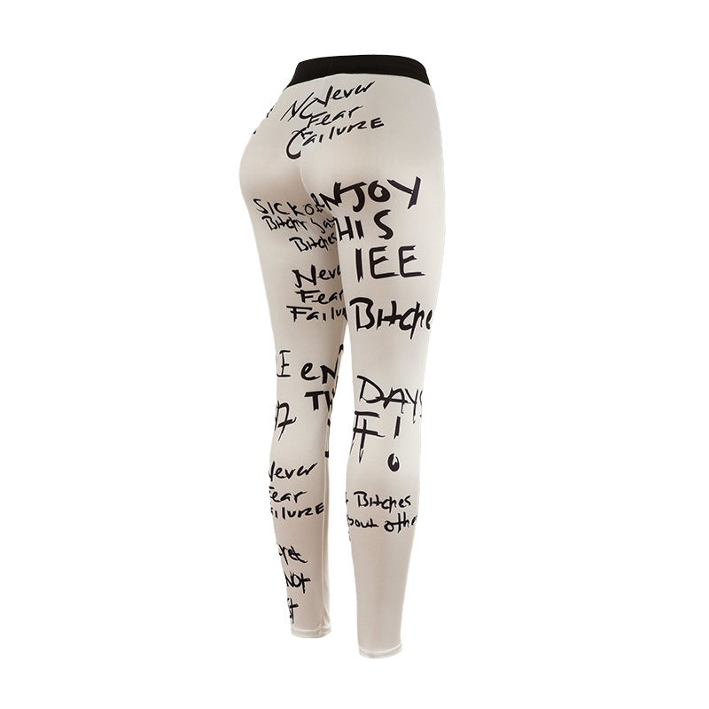 Leggings Chic und Stil à impression graphique pour dames