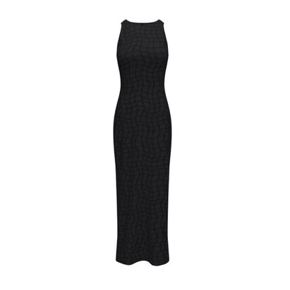 Robe maxi texturée élégante pour femmes Chic und Stil