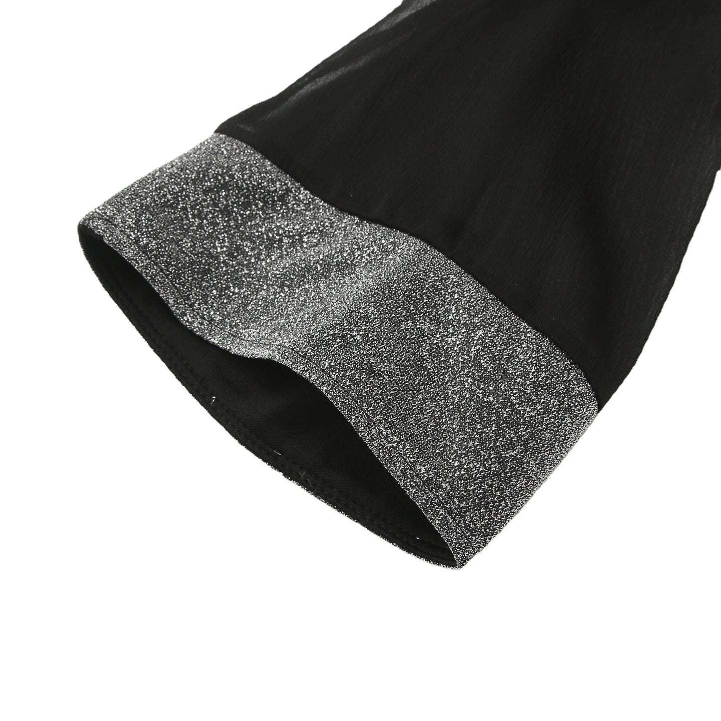 Robe mini à manches scintillantes Chic und Stil