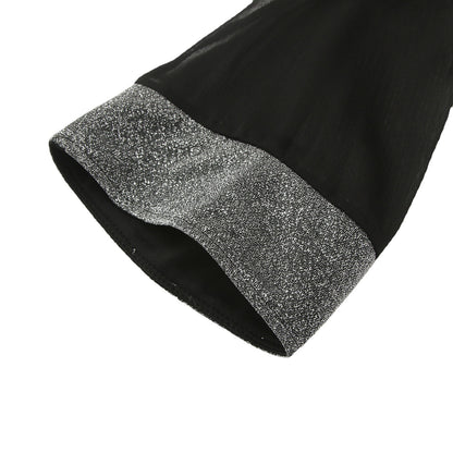 Robe mini à manches scintillantes Chic und Stil