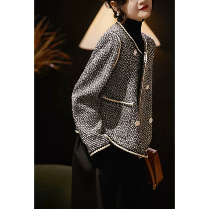 Veste femme texturée à double boutonnage Chic und Stil