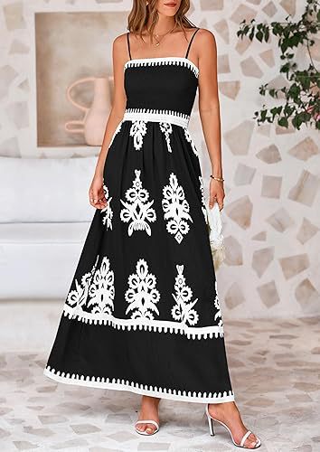 Robe maxi pour dames avec broderie artisanale élaborée Chic und Stil