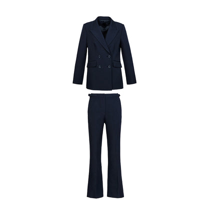 Chic and Style women's double-breasted blazer and fitted pants set