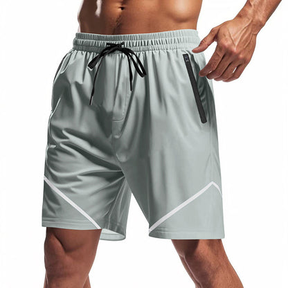 Shorts d'entraînement sportifs pour hommes avec des poches zippées pratiques et un matériau respirant Chic und Stil