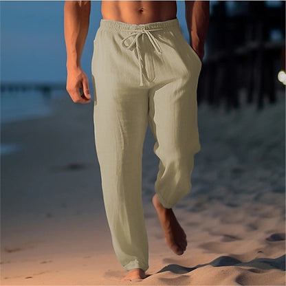 Breathable beach pants for men with adjustable belt Chic and Style