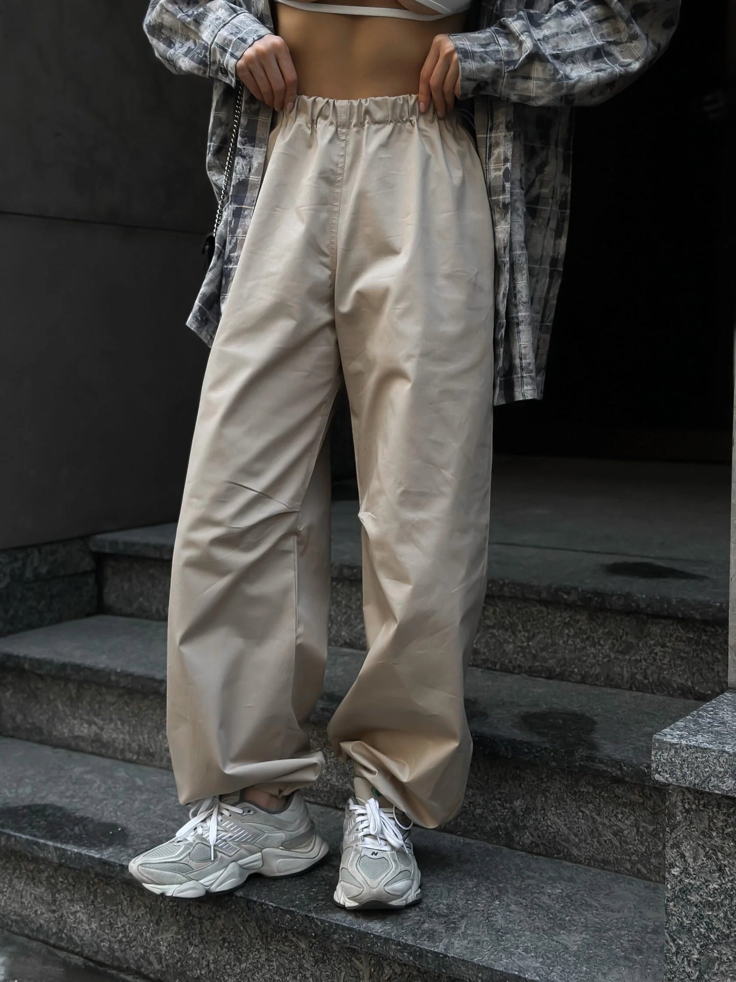 Ladies Comfortable High Waist Leisure Pants Chic and Style