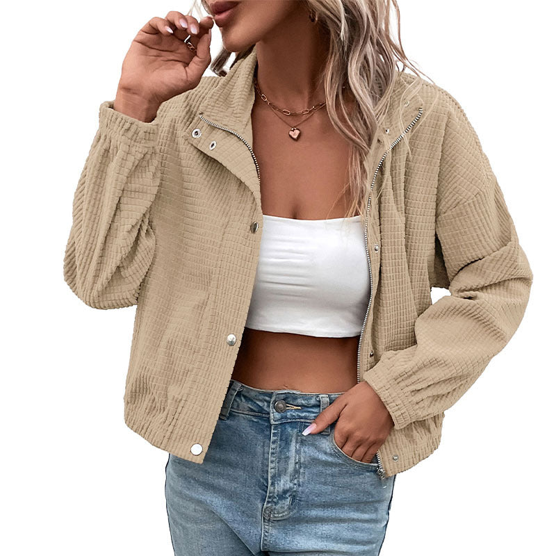 Dames doudoune avec col haut Chic und Stil