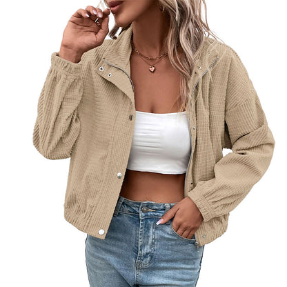 Dames doudoune avec col haut Chic und Stil