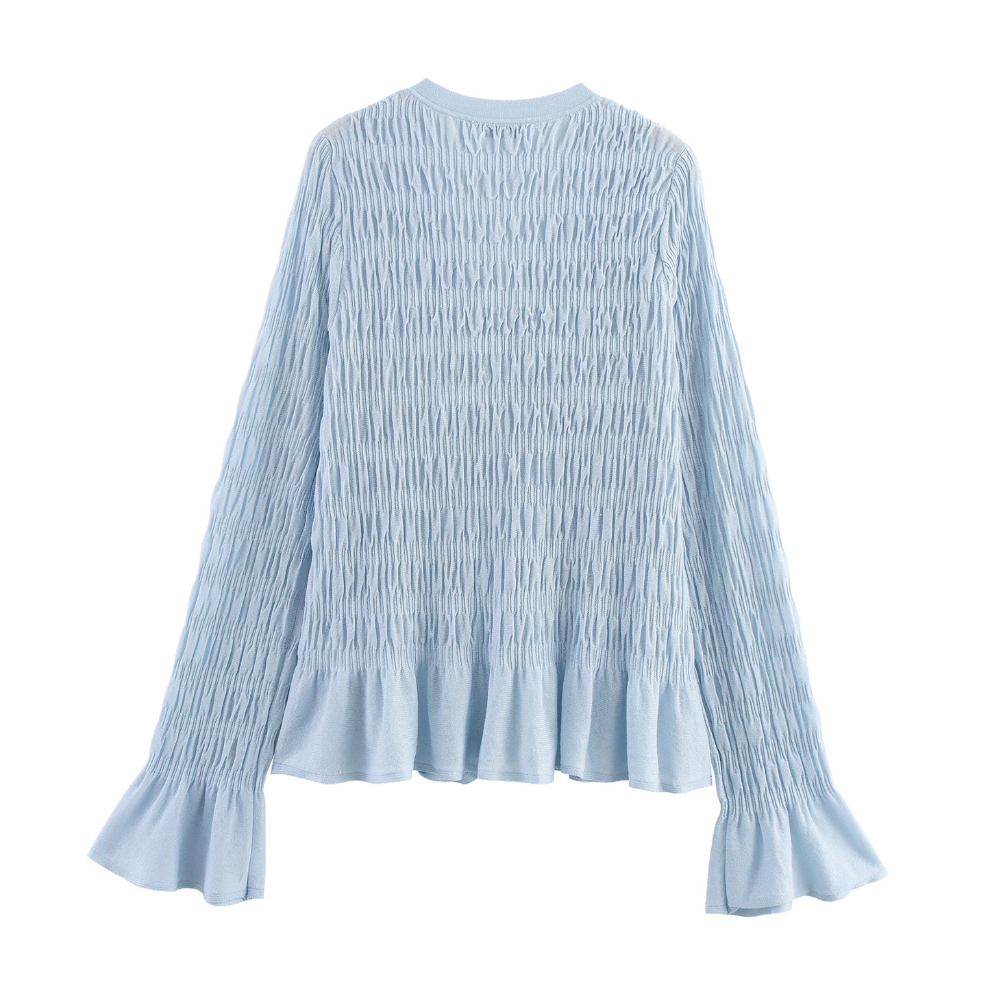 Dames Cardigan léger et élégant avec ourlet à volants Chic und Stil