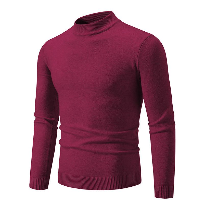 Pull élégant pour hommes avec col montant Chic und Stil