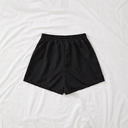 Femme Shorts colorés avec des imprimés amusants et taille élastique Chic und Stil