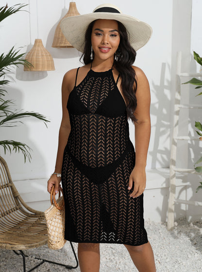 Femmes Élégant Serviette de Plage en Crochet Robe Chic und Stil