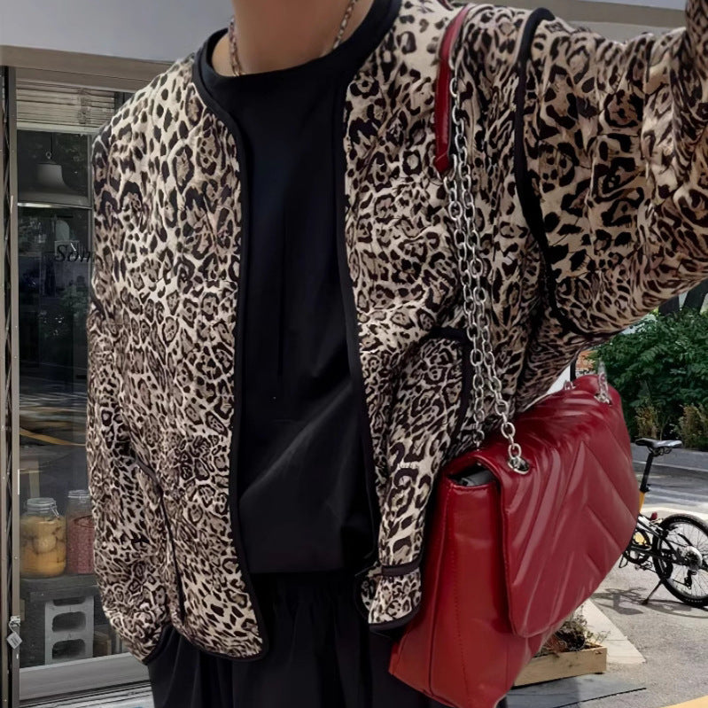 Dames attractive veste dans le motif léopard tendance Chic und Stil