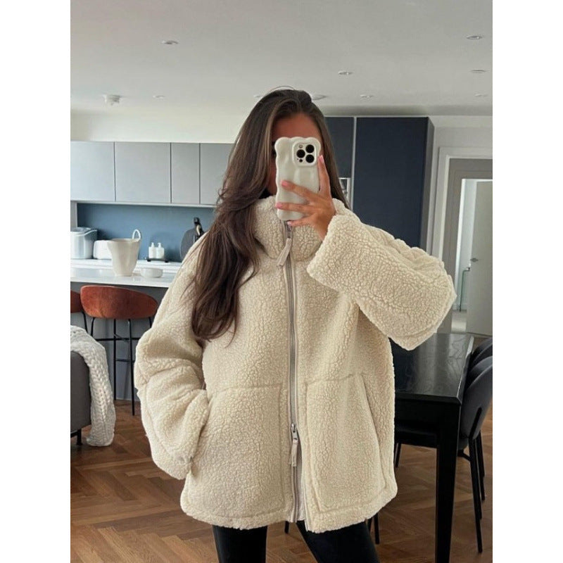 Women’s Chic and Stylish Teddy Plush Jacket
