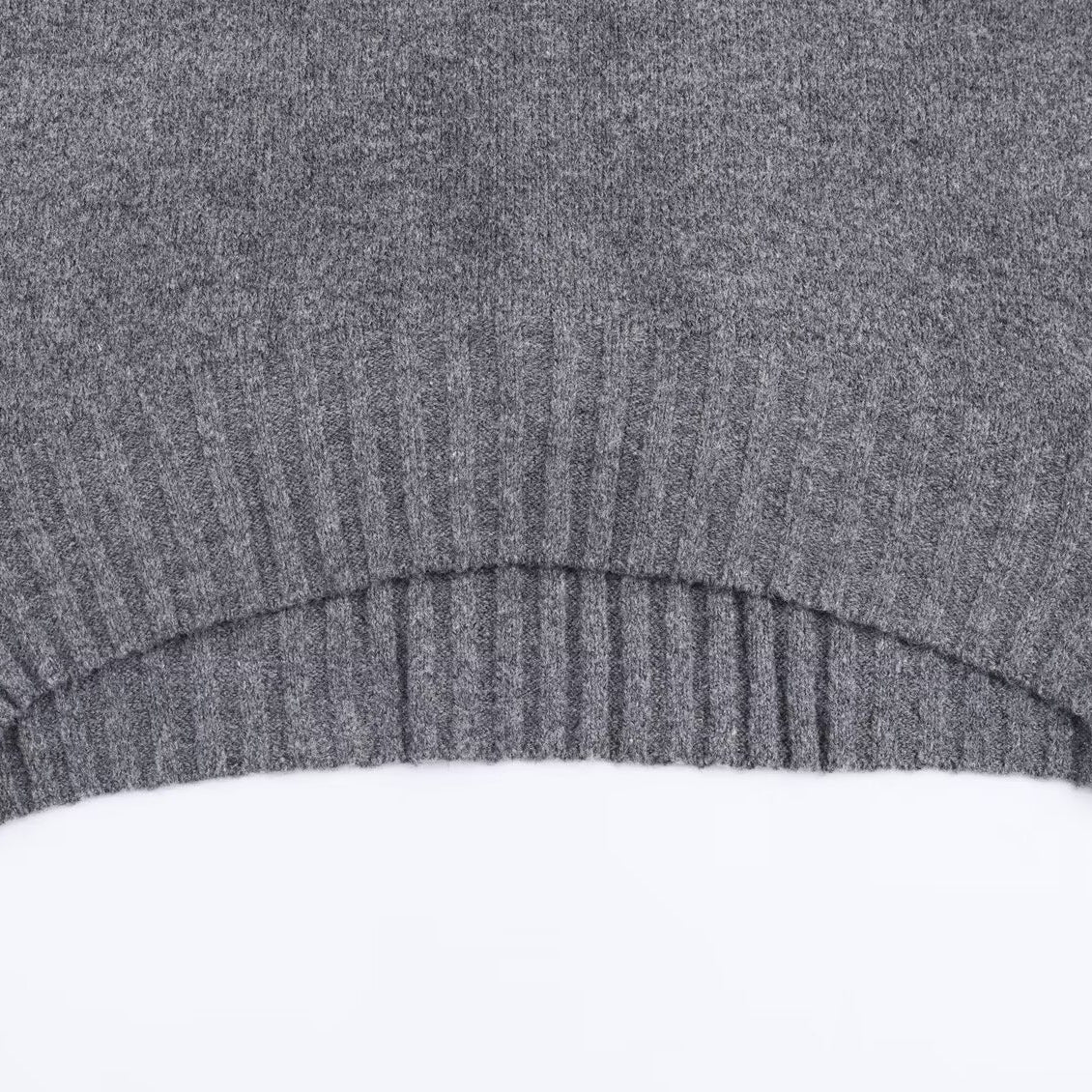 Pull-over rond décontracté pour femmes avec surface texturée et épaules tombantes Chic und Stil